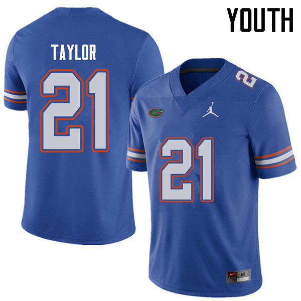 Jordan Brand Youth #21 Fred Taylor Florida Gators College Football Jerseys Sale-Royal